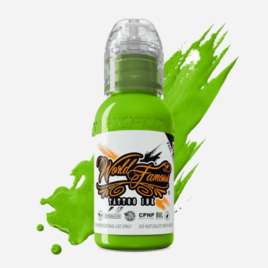World famous Northern lights green