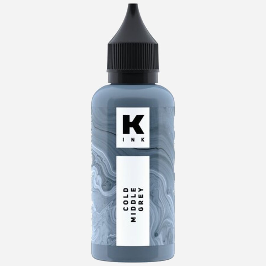 Краска Tattoo Ink ХОЛОДНЫЙ СЕРЫЙ СРЕДНИЙ