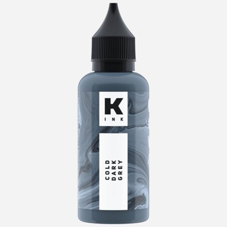Краска Tattoo Ink ХОЛОДНЫЙ СЕРЫЙ ТЁМНЫЙ