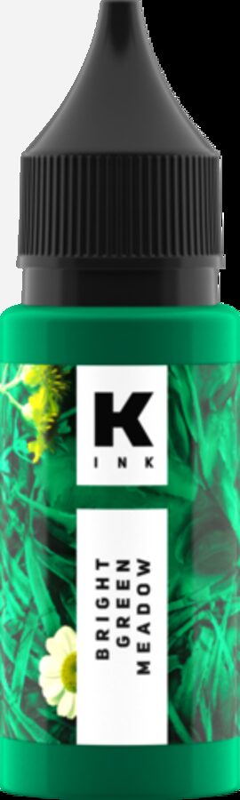 Краска Tattoo Ink ЯРКО-ЗЕЛЁНЫЙ ЛУГОВОЙ